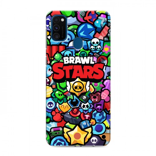Дизайнерский силиконовый чехол для Samsung Galaxy M30s Brawl Stars