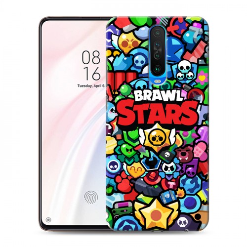 Дизайнерский пластиковый чехол для Xiaomi RedMi K30 Brawl Stars