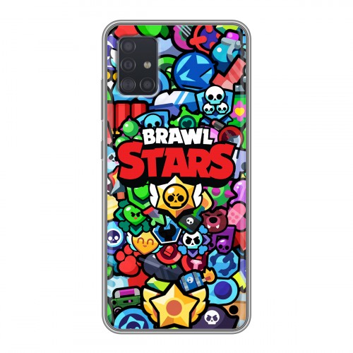 Дизайнерский силиконовый чехол для Samsung Galaxy A51 Brawl Stars