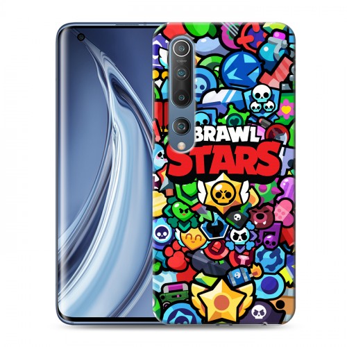 Дизайнерский пластиковый чехол для Xiaomi Mi 10 Brawl Stars