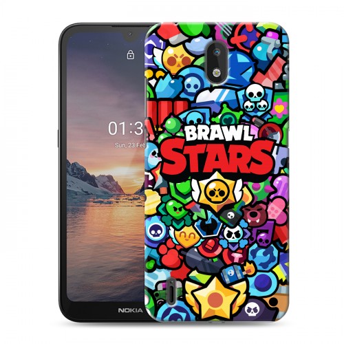 Дизайнерский силиконовый чехол для Nokia 1.3 Brawl Stars