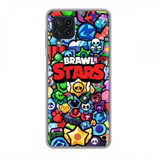 Дизайнерский силиконовый чехол для Samsung Galaxy A22 Brawl Stars