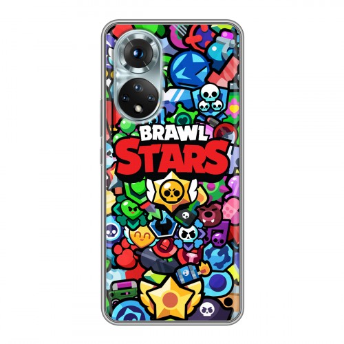 Дизайнерский пластиковый чехол для Huawei Honor 50 Brawl Stars