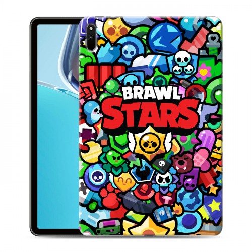 Дизайнерский силиконовый чехол для Huawei MatePad 11 (2021) Brawl Stars