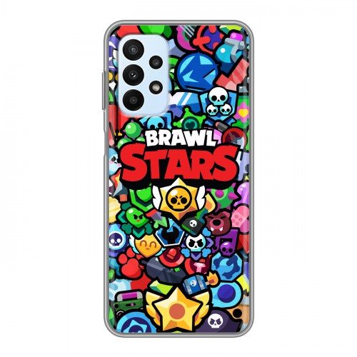 Дизайнерский силиконовый чехол для Samsung Galaxy A23 Brawl Stars