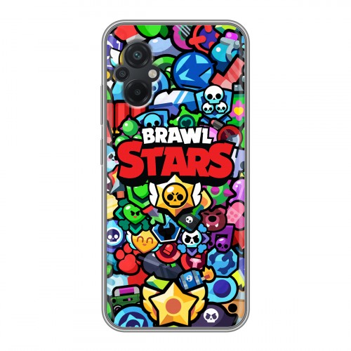 Дизайнерский силиконовый чехол для Xiaomi Poco M5 Brawl Stars