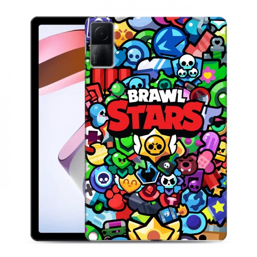 Дизайнерский силиконовый чехол для Xiaomi RedMi Pad Brawl Stars