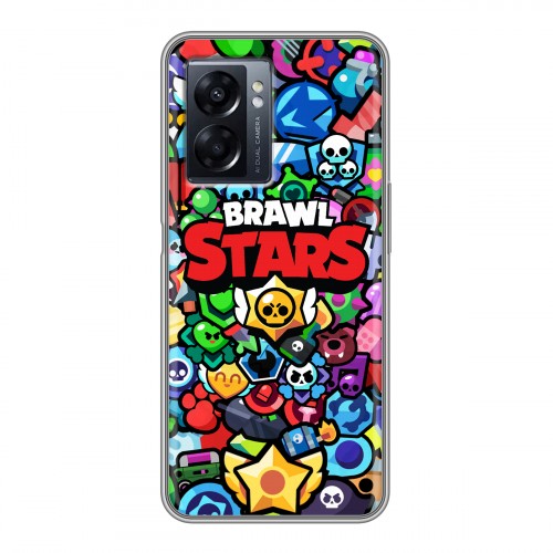 Дизайнерский силиконовый чехол для OPPO A57 5G Brawl Stars