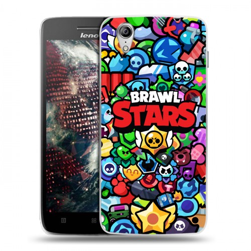 Дизайнерский пластиковый чехол для Lenovo Vibe X Brawl Stars