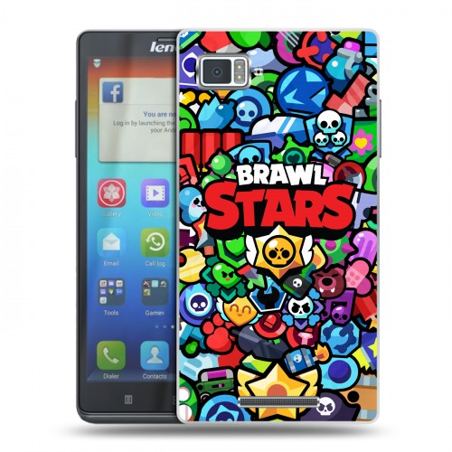 Дизайнерский пластиковый чехол для Lenovo Vibe Z Brawl Stars