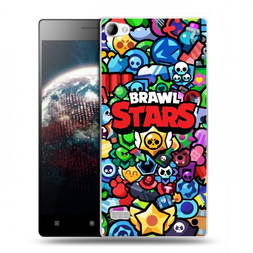 Дизайнерский пластиковый чехол для Lenovo Vibe X2 Brawl Stars