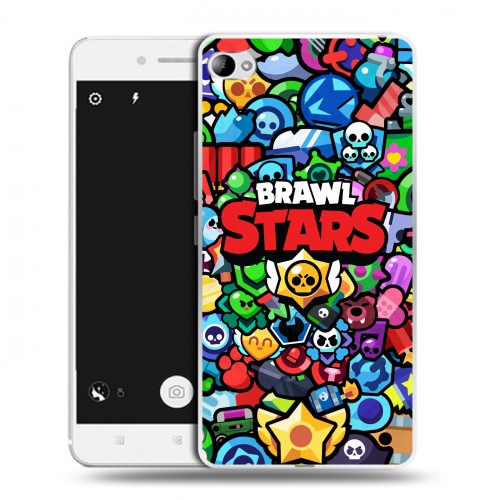 Дизайнерский пластиковый чехол для Lenovo S90 Brawl Stars