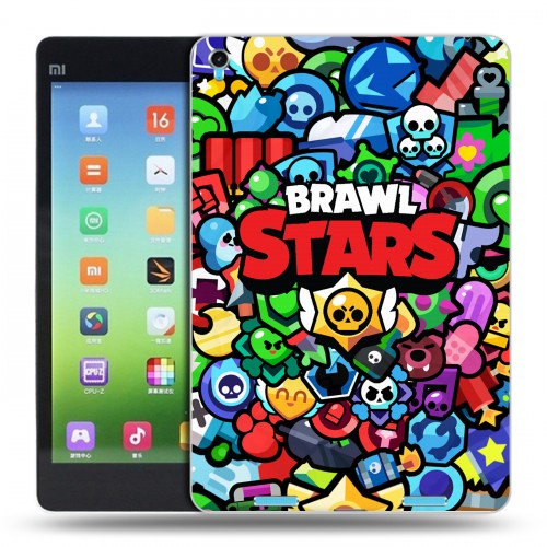 Дизайнерский силиконовый чехол для Xiaomi MiPad Brawl Stars