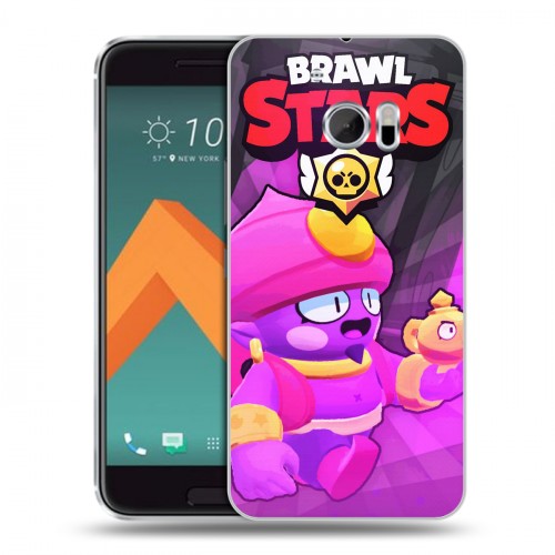 Дизайнерский пластиковый чехол для HTC 10 Brawl Stars