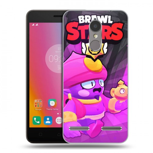 Дизайнерский силиконовый чехол для Lenovo K6 Brawl Stars