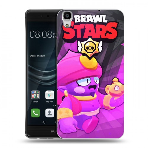 Дизайнерский пластиковый чехол для Huawei Y6II Brawl Stars