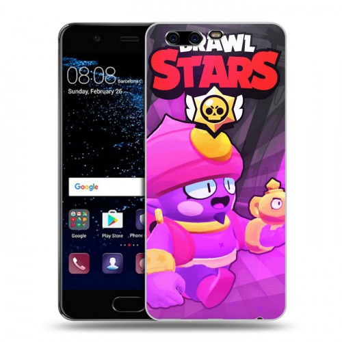 Дизайнерский пластиковый чехол для Huawei P10 Brawl Stars