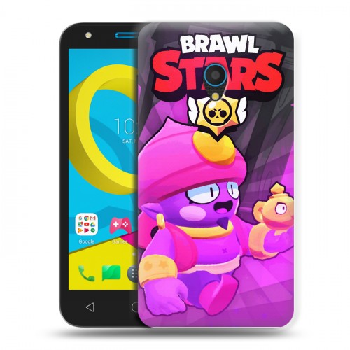 Дизайнерский пластиковый чехол для Alcatel U5 Brawl Stars