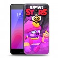 Дизайнерский пластиковый чехол для Meizu M6 Brawl Stars