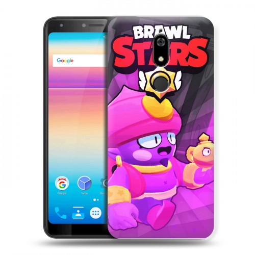 Дизайнерский силиконовый чехол для BQ Space X Brawl Stars