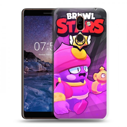 Дизайнерский пластиковый чехол для Nokia 7 Plus Brawl Stars