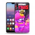 Дизайнерский силиконовый с усиленными углами чехол для Huawei P20 Pro Brawl Stars