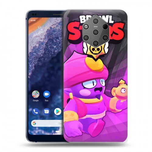 Дизайнерский силиконовый чехол для Nokia 9 PureView Brawl Stars