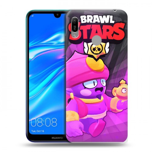 Дизайнерский пластиковый чехол для Huawei Y6 (2019) Brawl Stars