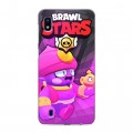 Дизайнерский пластиковый чехол для Samsung Galaxy A10 Brawl Stars