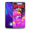 Дизайнерский силиконовый с усиленными углами чехол для OPPO A1k Brawl Stars