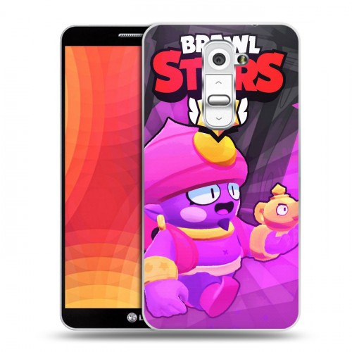 Дизайнерский пластиковый чехол для LG Optimus G2 Brawl Stars