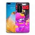 Дизайнерский пластиковый чехол для Huawei P40 Pro Brawl Stars