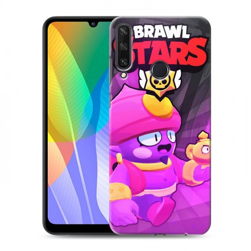 Дизайнерский пластиковый чехол для Huawei Y6p Brawl Stars