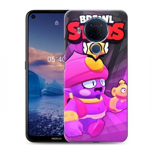 Дизайнерский силиконовый чехол для Nokia 5.4 Brawl Stars