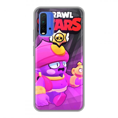 Дизайнерский силиконовый чехол для Xiaomi RedMi 9T Brawl Stars