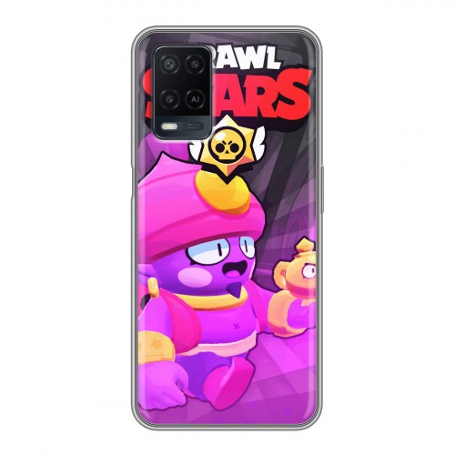 Дизайнерский силиконовый чехол для OPPO A54 Brawl Stars