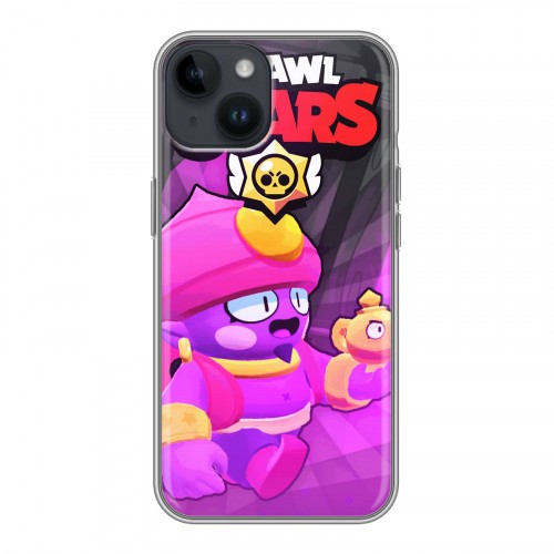 Дизайнерский пластиковый чехол для Iphone 14 Brawl Stars