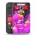 Дизайнерский пластиковый чехол для HTC Desire 200 Brawl Stars