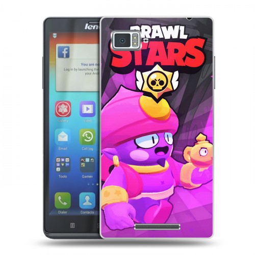 Дизайнерский пластиковый чехол для Lenovo Vibe Z Brawl Stars