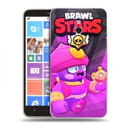 Дизайнерский пластиковый чехол для Nokia Lumia 1320 Brawl Stars