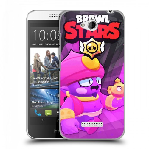 Дизайнерский пластиковый чехол для HTC Desire 616 Brawl Stars