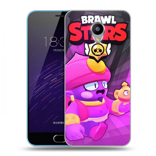 Дизайнерский пластиковый чехол для Meizu M1 Brawl Stars