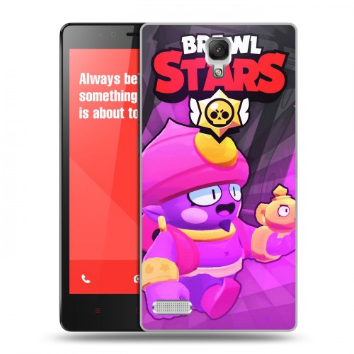 Дизайнерский пластиковый чехол для Xiaomi RedMi Note Brawl Stars