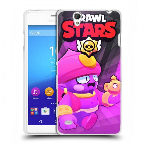 Дизайнерский пластиковый чехол для Sony Xperia C4 Brawl Stars