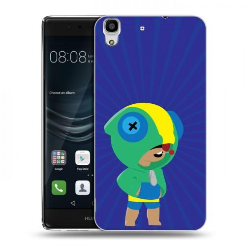 Дизайнерский пластиковый чехол для Huawei Y6II Brawl Stars