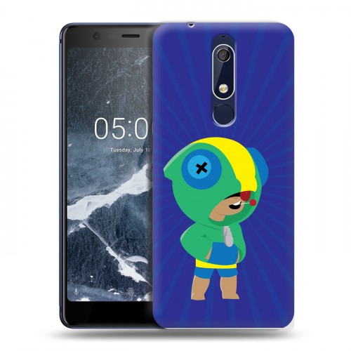 Дизайнерский пластиковый чехол для Nokia 5.1 Brawl Stars