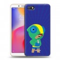 Дизайнерский пластиковый чехол для Xiaomi RedMi 6A Brawl Stars