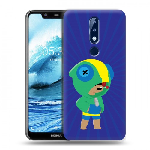 Дизайнерский пластиковый чехол для Nokia 5.1 Plus Brawl Stars