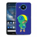 Дизайнерский силиконовый чехол для Nokia 8.3 Brawl Stars