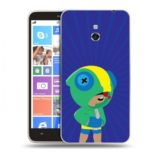 Дизайнерский пластиковый чехол для Nokia Lumia 1320 Brawl Stars